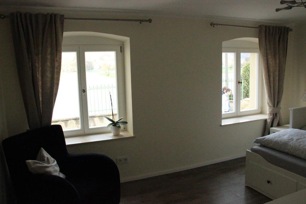 Ferienwohnung An Der Elbe Dresda Esterno foto